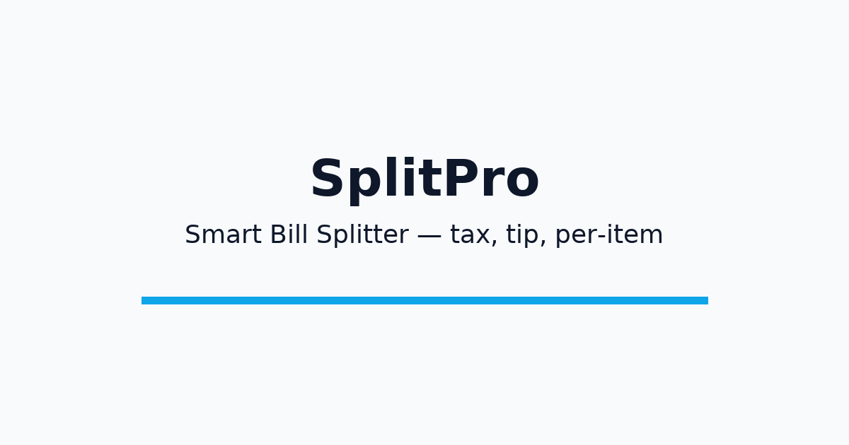 SplitPro preview